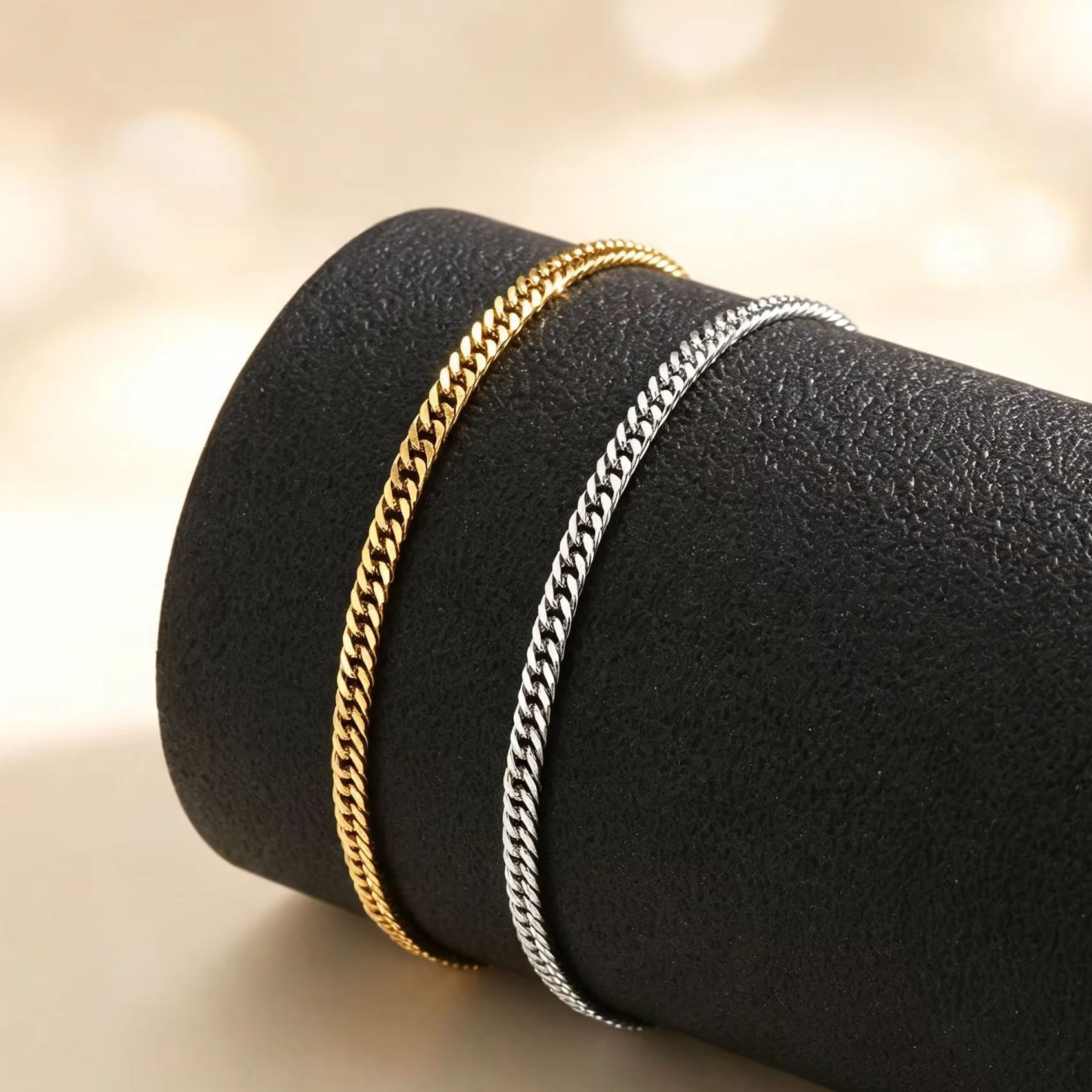 Jc Jewelry & Watches Photos - Kadınlar İçin İnce Küba Bilekliği, Paslanmaz